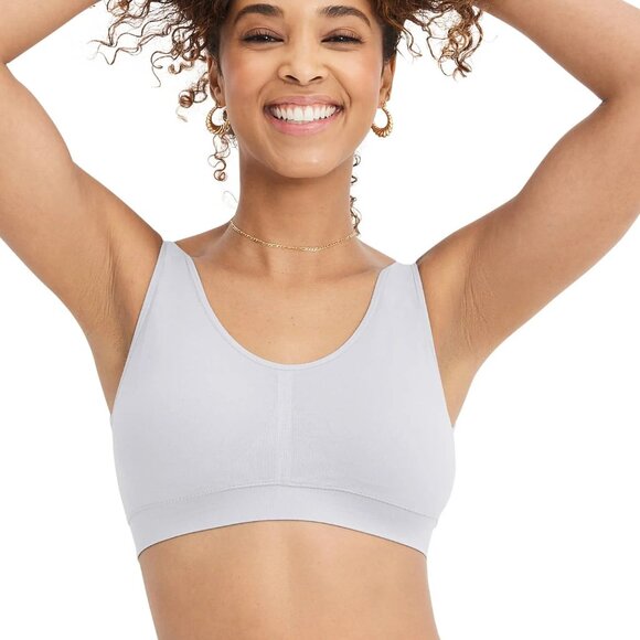Jockey Modern Micro Stretch Seamfree Bralette Slate Gray Size Large - Picture 1 of 7